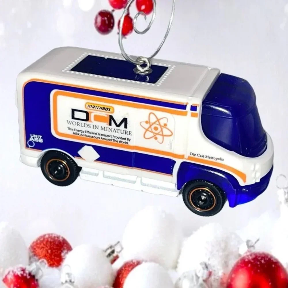 eStar Electric‎ Van Truck Bus 1:64 ONE OF A KIND Christmas Tree Ornament